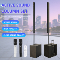 Portátil nuevo diseño profesional 16 unidades bidireccional Line Array altavoces columnas 2 pulgadas Audio altavoz sistema de sonido para exteriores