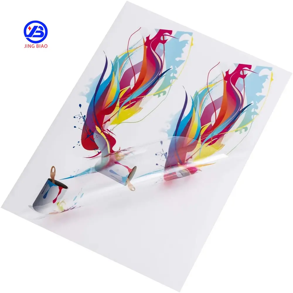 New Products Waterproof Shipping Inkjet A4 Adhesive Paper Transparent Vinyl Sticker Paper For Printer