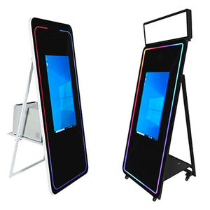 Mirror Photo Booth 32” Mirror Photo Booth With Themes Detachable Infinity Mirror Photo Booth - Product Image 1
