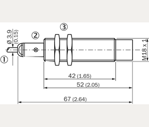 Sensor de Proximidad Inductivo MS-SICK IME18-20NPSZW2S  1071273. Nuevo y Original - Product Image 4