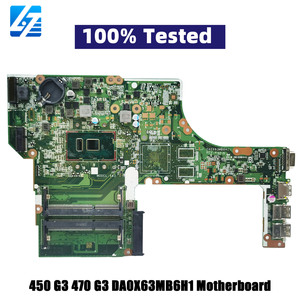 Carte mère d'ordinateur portable DA0X63MB6H1 pour HP ProBook 450 G3 <span class=keywords><strong>470</strong></span> G3 avec processeur I5 <span class=keywords><strong>I7</strong></span> UMA 830932-601 830930-601 100% entièrement testée - Product Image 1
