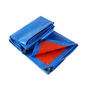 Lona Impermeable y Resistente al Sol Cleye de 3x3, 2x2, 4x4 Metros, Cubierta para Exteriores, Azul y Roja, Doble Capa - Product Image 1