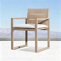 Ensemble de table et de chaises d'extérieur modernes, ensemble de meubles de jardin de luxe, chaises de salle à manger pour cour, meubles de jardin modernes