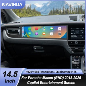 Pantalla Táctil Android de 14.5 Pulgadas para Coche, Sistema de Entretenimiento para Copiloto, Compatible con Porsche Macan RHD 2018-2025, Monitor de Unidad Principal para Pasajeros, Carplay - Product Image 3