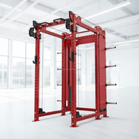 Rack complet d'équipement de musculation professionnel robuste pour entraînement de force