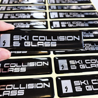 Dôme 3D personnalisé 20mm Epoxy Transparent étiquette autocollant rond résine époxy étanche logo transparent résine époxy autocollant circulaire