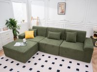 OEM Modernes Gepolstertes Komprimiertes Sofa ODM Modulares Cloud-Cord-Sofa Luxuriöses Knochenloses L-förmiges Schlafsofa in einer Box