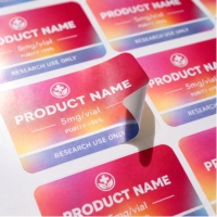 Etiquetas con Logotipo Personalizado para Botellas de 3ml y 10ml; Etiquetas y Cajas Impermeables con Impresión Digital/UV