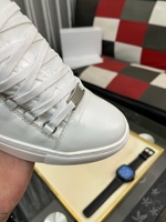 Baskets classiques en cuir pour homme Paris, noir, blanc, rouge, en cuir véritable, sans marque, pour la conduite, affaires, décontractées, sport, été