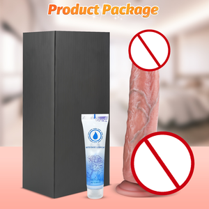 23 cm Umfang Realistischer Dicker <span class=keywords><strong>Dildo</strong></span>, Echt Hautähnlicher Großer <span class=keywords><strong>Dildo</strong></span> mit Starkem Saugnapf für Freihändiges Spiel, Große Silikon-Dildos für Erwachsene - Product Image 5