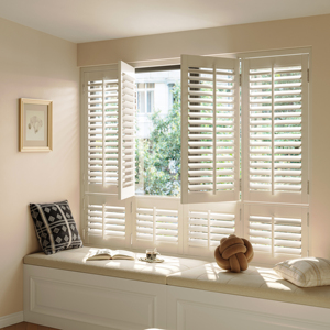 Moderna finestra decorativa per interni nuova piantagione <span class=keywords><strong>in</strong></span> <span class=keywords><strong>legno</strong></span> <span class=keywords><strong>con</strong></span> asta di inclinazione nascosta <span class=keywords><strong>in</strong></span> alluminio persiane a livello orizzontale - Product Image 5