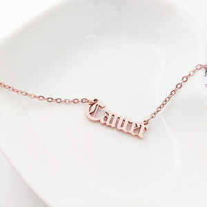 Cancro zodiaco 18k laminato oro antico inglese ciondoli di zodiaco astrologia pendenti placcato oro gioielli belle gioielli collane - Product Image 6