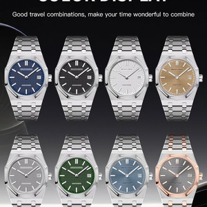 Nuevo Reloj de Pulsera de Cuarzo de 38 mm para Hombre 2025, Cristal de Zafiro Luminoso, Reloj Ultrafino de Acero Inoxidable, Resistente al Agua 50 m - Product Image 5