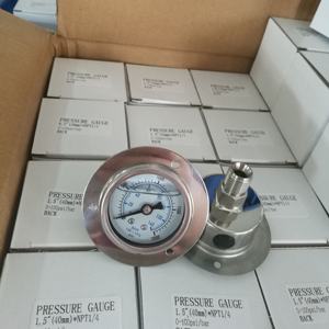 <span class=keywords><strong>40</strong></span> <span class=keywords><strong>mm</strong></span> स्टेनलेस स्टील पैनल घुड़सवार दबाव नापने का यंत्र - Product Image 4