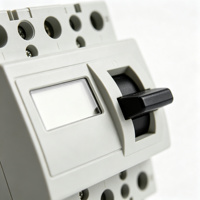 Disjoncteur aérien ACB-2000E/3 2000A 3P 65kA AC 400V avec déclenchement réglable, protection IP20, 50/60 Hz
