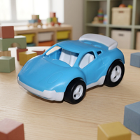TOYBOLA Mini Voiture Jouet en Plastique pour Enfants de 2 à 4 Ans, Véhicule à Friction, Emballé en Sac Filet