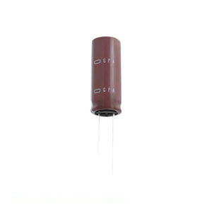 ตัวแทนจำหน่ายอย่างเป็นทางการ คาปาซิเตอร์อะลูมิเนียม 2200UF 20% 35V แบบขาเสียบผ่านรู EGPA350ELL222MU35S 2200 ยูเอฟ - Product Image 1