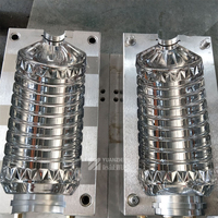 Machine de soufflage de bouteilles d'eau semi-automatique à faible coût, 1 cavité, 10L, 400 BPH, pour usine commerciale de production d'eau, avec four de préformage intégré