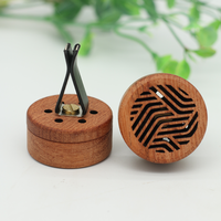 Diffuseur de parfum moderne en bois personnalisé pour grille d'aération de voiture, mini-clip en bois de rose sculpté, ornement de voiture pour huiles essentielles naturelles