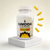Capsules Nettoyantes OEM Candida aux Herbes Naturelles pour la Santé Intestinale et la Détoxification du Côlon – Végétaliennes, Usage Adulte