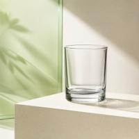 Pot à bougie en verre à fond épais avec logo personnalisé, 320 ml, transparent, vide, pour emballage cadeau, décoration de table de mariage ou de maison