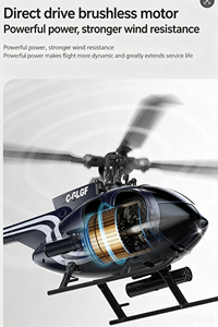 Helicóptero a Control Remoto DWI Dowellin, Helicóptero <span class=keywords><strong>RC</strong></span> de 6 Canales, Motor sin Escobillas, Posicionamiento Óptico de Altitud, Vuelo Invertido, Giro 3D - Product Image 2