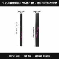 Crayon à lèvres végétalien twist-up, waterproof, longue tenue, volumisant, crémeux, mat, anti-bavures, haute pigmentation, marque privée, MOQ
