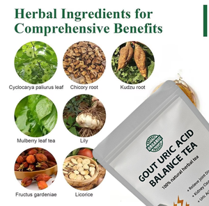 Thé de Santé Chinois pour la Goutte et l'Équilibre de l'Acide Urique, Matière Première de Supplément Herbal Naturel, Emballé en Sac, Approvisionnement Direct d'Usine - Product Image 3