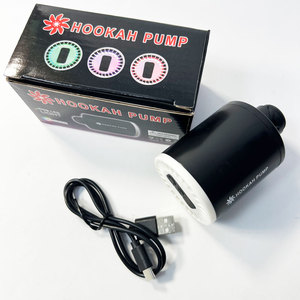 Electric <b>Hookah</b> Shisha Smoker Pump Portable RGB LED Light Air Starter with Laccquer Technics Made From Plastic - Product Image 2