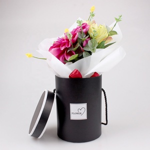 Caja de embalaje de papel de cartón con tapa para flores, suministros de <span class=keywords><strong>floristería</strong></span>, venta al por mayor - Product Image 4