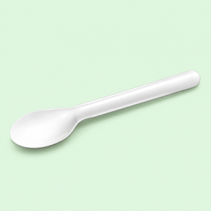Cucharas Desechables de Papel para Helado, Cubiertos de Fibra Vegetal para Postres, para Heladerías, Panaderías, Cafeterías, Restaurantes, Servicios de Catering y Fiestas - Product Image 1