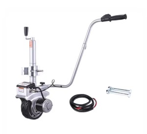 Remolque Motorizado de Doble <span class=keywords><strong>Motor</strong></span> <span class=keywords><strong>con</strong></span> <span class=keywords><strong>Rueda</strong></span> <span class=keywords><strong>Jockey</strong></span> Eléctrica y Distribución de Tracción Dual para Equilibrar el Movimiento del Remolque - Product Image 3