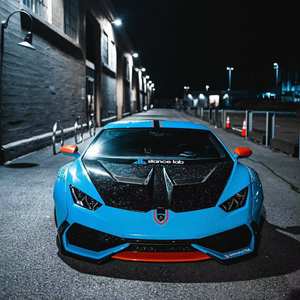 ฝากระโปรงหน้ารถสำหรับรถ Lamborghini Huracan LP580 LP610กระโปรงรถคาร์บอนแบบแห้งทั้งตัวอัปเกรด OEM - Product Image 2