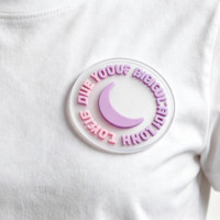 Écussons thermocollants personnalisés en PVC souple transparent avec logo en caoutchouc pour vêtements