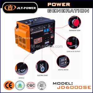 Generador Portátil Silencioso de 5KW Refrigerado por Aire con 50Hz para Uso Doméstico JD6000SE - Product Image 5