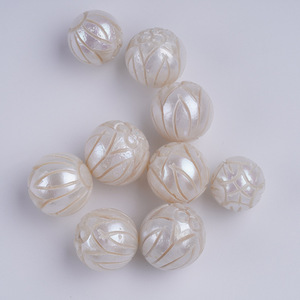 Wholesale 11-14mm Natural Freshwater Carved White Color Options DIY Particle Accessories for Bracelets Necklaces <b>Piercings</b> - Product Image 2