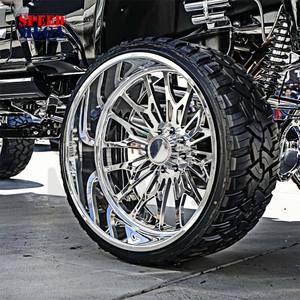 ล้อแม็กซ์ฟอร์จแบบเว้าลึกพิเศษสำหรับรถบรรทุก ram GMC Ford 6x5.5 8x6.5 8x170 8x180 22 24x12 26x16 นิ้ว - Product Image 1