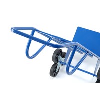 Carretilla Industrial de Tres Ruedas con Plataforma de Acero y Hoja Fija Profesional GP030