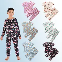 Set di abbigliamento per bambini 2 pezzi set di pigiami a forma di pianta set di pigiami per pigiami per ragazze o bambini