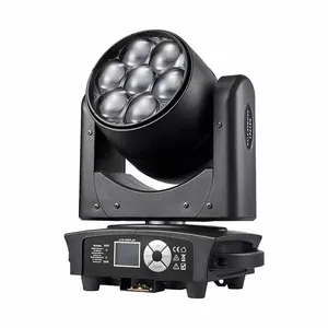 Clay paky 7X40W ไฟ LED ติดเวที, ไฟขยับหัวได้สำหรับ DJ ไฟดิสโก้