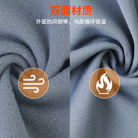 Couvre-chef de cyclisme doublé polaire, respirant, avec protection de cou étendue, masque facial unisexe pour temps froid