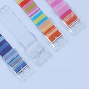 Correas de <span class=keywords><strong>Reloj</strong></span> de PVC de 16 mm, 17 mm y 19 mm, Correas de Muñeca para Relojes <span class=keywords><strong>Swatch</strong></span>, Accesorios para Relojes - Product Image 5