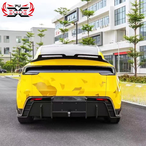 Kit Carrozzeria in Fibra di Carbonio PU per <span class=keywords><strong>Tesla</strong></span> <span class=keywords><strong>Model</strong></span> <span class=keywords><strong>Y</strong></span> Juniper, Stile CMS, Include Paraurti Anteriore, Minigonne Laterali, Diffusore Posteriore e Cofano - Product Image 4