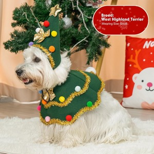 2026 NEW Pet Xmas <b>Outfit</b> With Hat Cute Fancy Dress for <b>Dogs</b> Cats Holiday Party Photo Prop Pet Cloak <b>Dog</b> <b>Christmas</b> Costume - Product Image 3