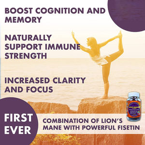 Marque privée OEM ODM 4-en-1: multi-vitamine à immunisation du cerveau, crinière de Lion Plus gommes - Product Image 3