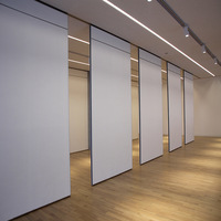 Hotel Office Exhibition Hall Conference Room Activity Partition Screen Folding Door Movable Partition Wall Wood Material