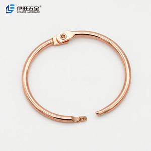 YIWANG or rose 1.5 pouces métal feuilles mobiles livre liant charnière boucle anneaux 38mm - Product Image 2