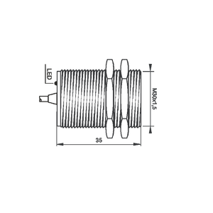 مستشعر مسافة 12 m 24v 4-20ma مستشعرات القرب بالموجات فوق الصوتية - Product Image 5