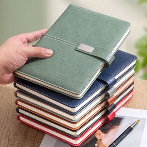 Cuaderno de Tapa Dura A5 al por Mayor, Encuadernación Cosida, Cuero PU Duro, Logotipo Personalizado Impreso, 100 Hojas, Bloc de Notas de Oficina, Diario - Product Image 4