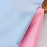 Tela de Terciopelo Elástica de Poliéster y Elastano Cepillada de Alta Calidad, 200 g/m², Excelente Micro Terciopelo con Aspecto de Nube, Prendas Lisas, Tejido de Sarga